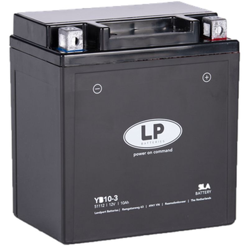 LANDPORT akumulátor YB10-3 (MS LB10-3) (YB10L-A2/B/B2) 12V 10AH (134X89X145mm) (160A) SLA bezúdržbový - zalitý (4)